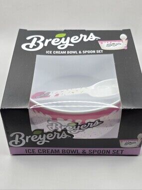 Breyers Ice Cream Bowl & Spoon Set